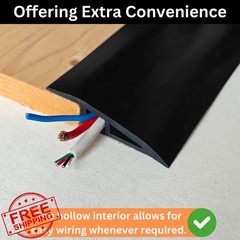 Maxiroc Rubber Threshold Ramp 40 Inch Black