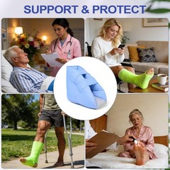 DRKLC Heel Protector for Pressure Sores, Improved Version ( Blue – 1 Pc )