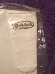 6-NEW Knit-Rite Soft Sock Prosthetic Sock 3 Ply Hole 1SPSCSHXS Child Size XS.