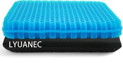 16.5″ x 14.5″ Rectangular Gel Seat Cushion for Long Hours – Soft TPE Gel Comfort