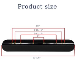 Padded Wheelchair Armrest Cushions – 13-7/8″ Long, Black, 1 Pair, Universal Fit