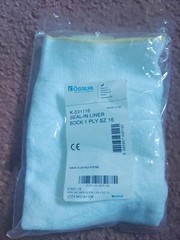 1ply Seal-in Liner Sock K-531113/K531116 size 13&16
