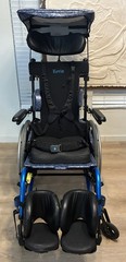 Quickie IRIS Tilt-in-Space Wheelchair 19×19 Frame 300lb Cap Sunrise Medical Blue