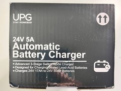 UPG Wheelchair Sealed Lead-Acid Battery Charger No. 71642 Model 24BC5000T-4