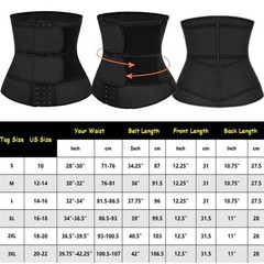 Men Waist Trainer Body Training Shaper Sweat Belt Tummy Control Cincher Girdle
