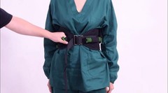 Gait Belt With Foam Handles Grips Transfer Walking Belt Metal Buckle 2855