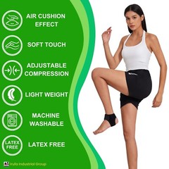 IRUFA, Spacer Fabric Adjustable Achillies Tendon Ankle Brace Support Wrap Strap