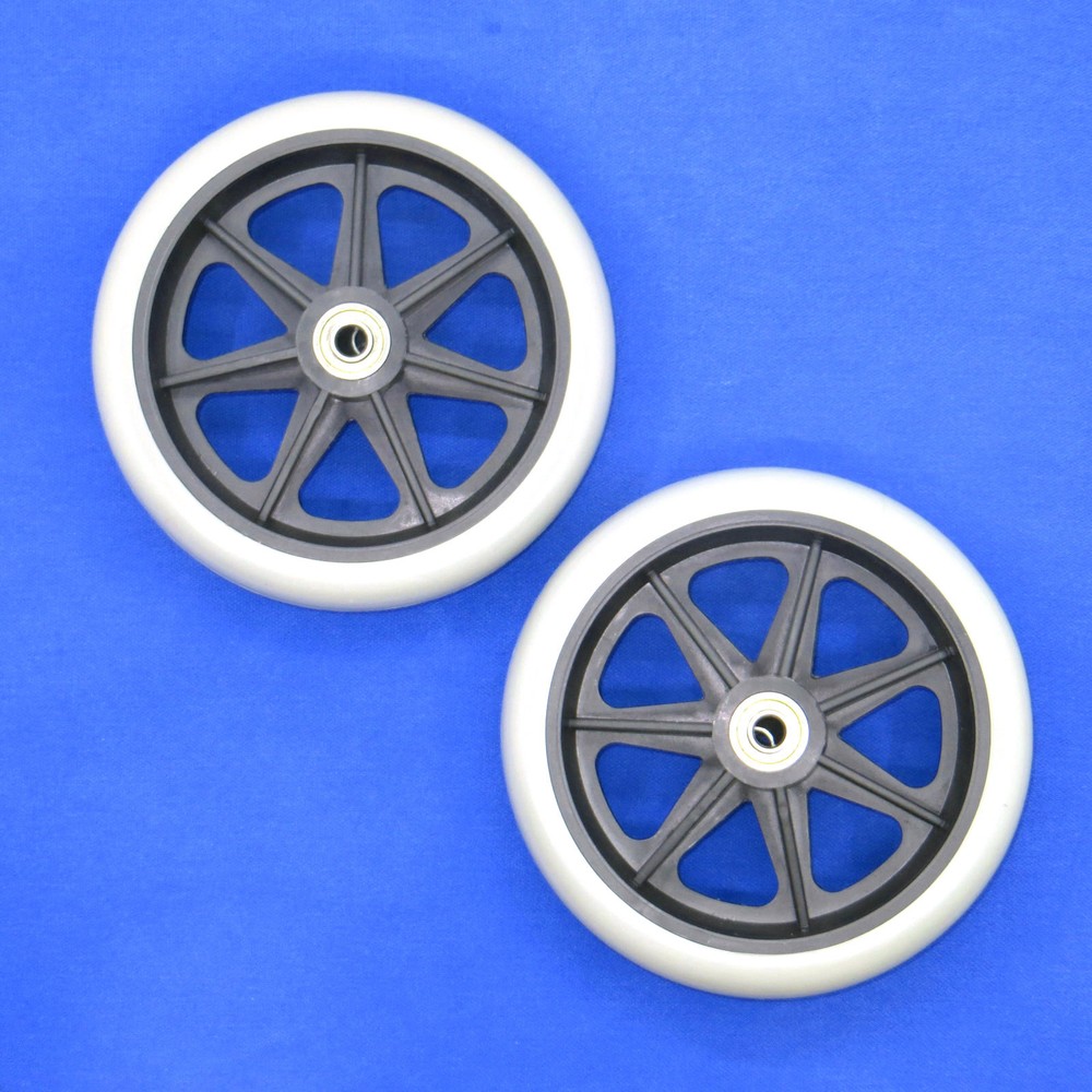 2 Pcs NEW Rollator Walker Replacement Parts 6″ Caster Wheel with Bearing