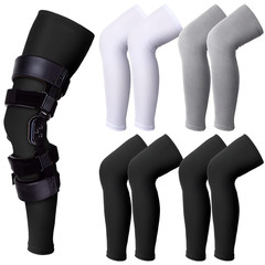 Sosation 8 Pcs Knee Brace Undersleeve Knee Sleeve for under Brace Closed Patella