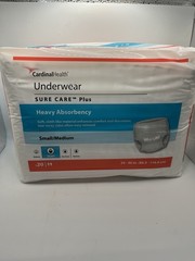 Cardinal Health SURE CARE™ Plus Heavy Absorbency Underwear – Small/Medium
