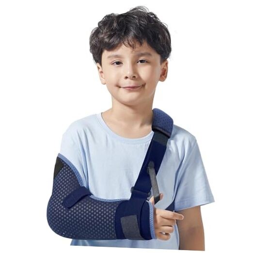 Kids Arm Sling Shoulder Immobilizer with XX-Small Kids Mesh Version-Right Hand