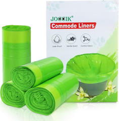 Commode Liners For Bedside Commode Vanilla Disposable Bags 100pcs Universal Fit