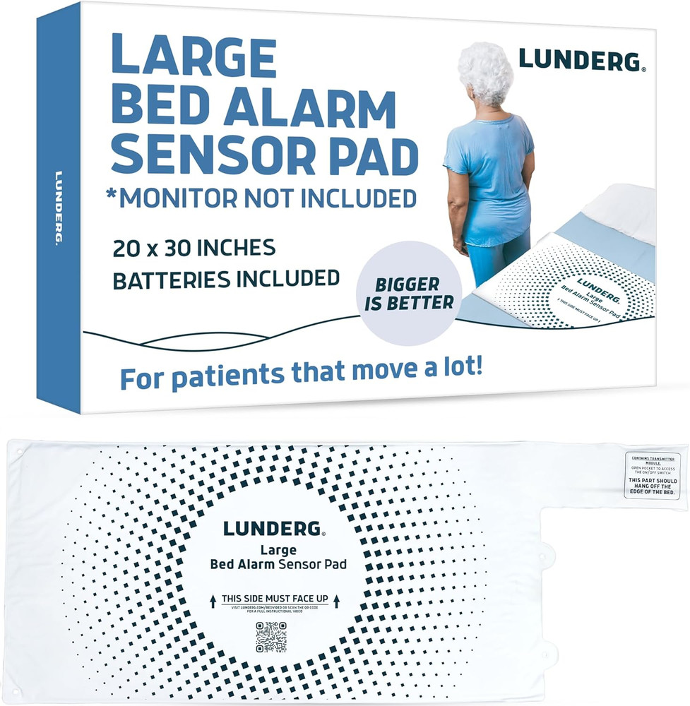Wireless Large Bed Alarm Sensor Pad – 20×30 Inches – Easy Life Upgrade