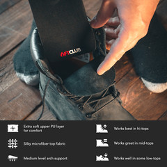 6FT CLUB Height Increase Insoles 1.5 inch Taller Adjustable Elevation Shoe Lift