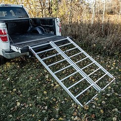 70-inch Bi-Fold Aluminum Truck, UTV/ATV Loading Ramp 70-Inch, 1250lb. Capacity
