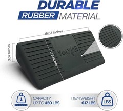 450LBS Anti-Slip Rubber Ankle Calf Stretcher for Enhanced Mobility & Flexibility