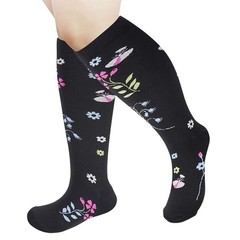 Plus Size Compression Socks for Men and Women Unisex Wide Calf 2XL-4X-Large US