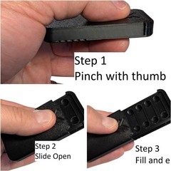 3BP – Size 312 Hearing Aid Battery Case, New Slim Design Pocket Size Storage …
