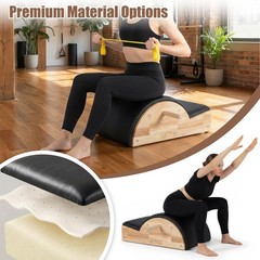 Pilates Spine Corrector Solid Wood Posture Corrector Reformer Wedge Fitness Pila