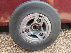 Pair Of 6″ Dark Grey Caster Wheels For GO-GO Chair # 2953