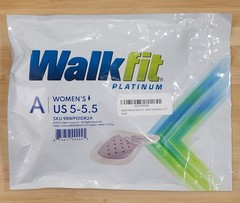 WalkFit Platinum Orthotics Insoles – Arch Support & Pain Relief – US 5-5.5