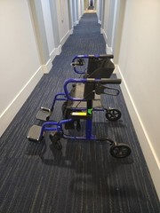 Gently Used – Lumex Hybrid Rollator Walker Converts to Wheelchair