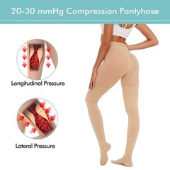 Support Tights Firm Graduated Compression Pantyhose for Women& Girls 20-30mmHg