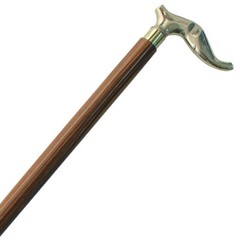Sheesham Wood Walking Cane | Brass Elephant Head Grip Gentlemen’s Mobility Stick