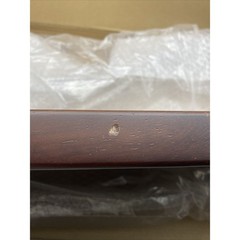 20″ Folding Teak Shower Seat Wall Mounted,Fold Down Seat Chrome/Dark brown *READ