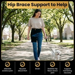 CopperJoint Copper Hip Brace For Sciatica Pain Relief – Hip Pain Relief, Sciatic