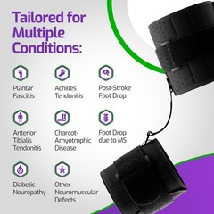 Drop Foot Brace – AFO Splint for Foot Drop Relief and Support