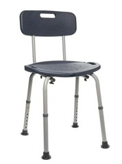 Equate Bath Chair and Shower Chair w/ Back | Shower Seat for Elderly Disabled