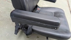 Pride Maxima seat, 500 lbs, has damage see photos, wood bottom in good condition