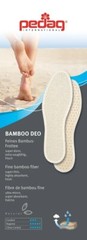 Pedag Bamboo Deo 119 comfort insole pair, keep feet dry in summer, wear sockless