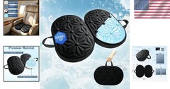 Ergonomic Memory Foam Seat Cushion with Cooling Gel – Non-slip and Foldable