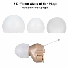 JINGHAO Hearing Aids Amplifier Invisible Small Sound Voice Enhancer Binaural US