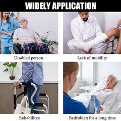 Transfer Nursing Sling for Patient Elderly Safety Lifting 79*23.8CM, Black
