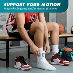 Ankle Stabilizer Lace Up Brace Sprained Ankle Support Figure 8 Straps Nylon