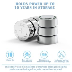 SUZEYAR 3×1.5V Button Coin Cell Batteries 3LR41 Batteries, 4.5V…