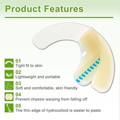 20 Pcs Ostomy Barrier Strips | Elastic Barrier Tape for Colostomy Bags | Medi…
