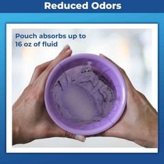 Disposable vomit care bag, super absorbent bag—absorbs 16 ounces—20 pieces