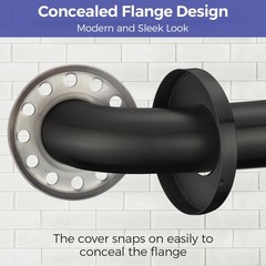 Grab Bar Bundle for ADA Compliance, Matte Black Stainless Steel Grab Bar Set …