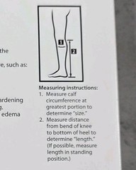 TED Anti Embolism Stockings Knee Length Closed Toe – Small Long – Black 4572 NIP