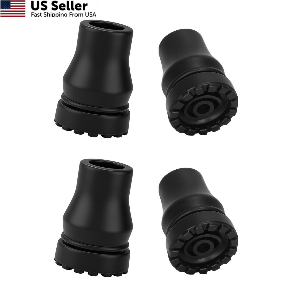 supregear Rubber Cane Tips, (3/4″, 4-Pack) Heavy Duty 19 mm (3/4 Inch)