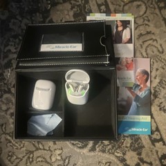 Miracle-Ear Rechargeable spark Bluetooth Hearing Aids Both Ears w/ x2 Cases