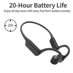 Bone Conduction Hearing Aid for Seniors, Open-Ear Rechargeable Amplifier