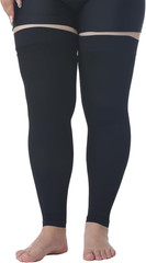 plus Size 3XL Extra Wide Ankle and Silicone Band, 20-30 Mmhg Compression Stockin