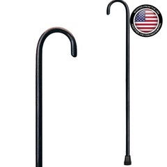 Walking Cane 36 Inch Wooden Support Canes for Men Women 250 lb Capacity Walnut