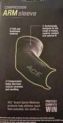 4 Packs ACE Bandage Reusable Compression Arm Sleeve SM/M Mild Support New