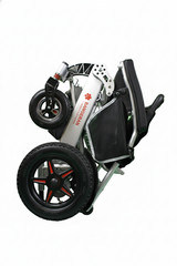 Mammoth – Power Motorized Mobility Durable Heavy Duty Wheelchair, Silver